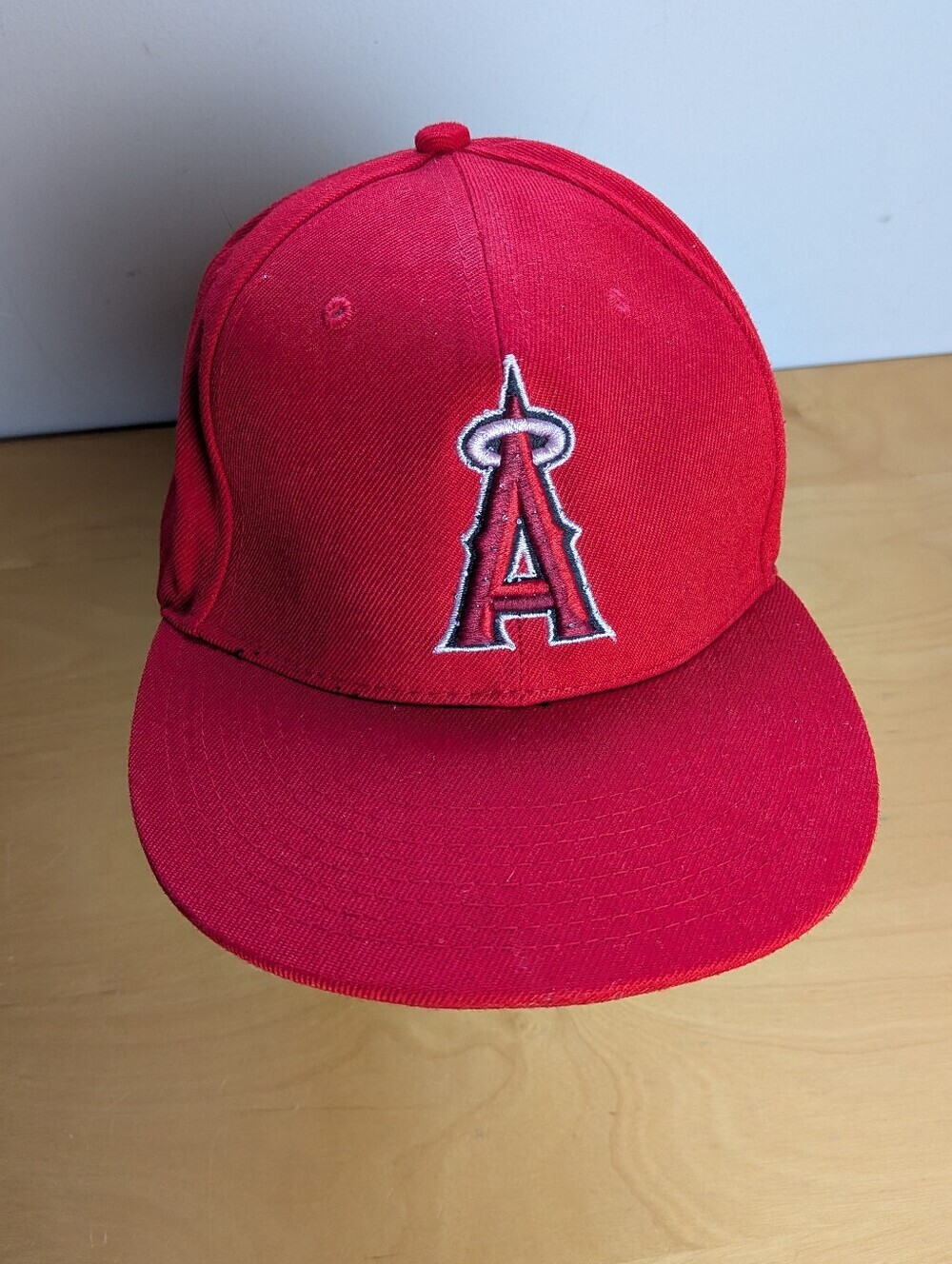 NEW ERA Baseball Cap Angels Los Angeles Size 7 3/8 59 CM Red Color